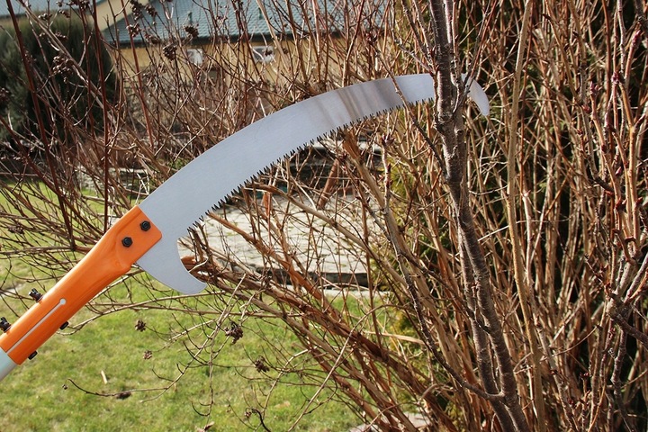 Piła Teleskopowa z hakiem 5,5m ostrze 360mm podcinanie drzew