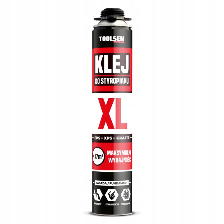 Piano KLEJ DO STYROPIANU 870ml 1000g EPS XPS GRAFIT Piana TOOLSEN