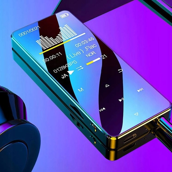 ODTWARZACZ MP4 MP3 16GB BLUETOOTH HiFi RADIO SŁUCHAWKI W ZESTAWIE