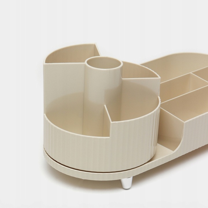 Organizer obrotowy biurowy i kosmetyczny kuferek elegancki pojemnik