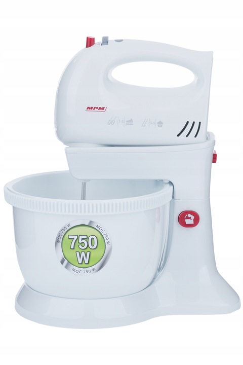 MIKSER KUCHENNY Z MISĄ OBROTOWĄ ROBOT KUCHENNY DO CIAST 750W