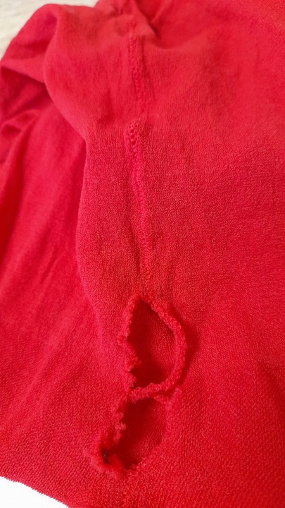 RAJSTOPY ELFA W BIAŁO-CZERWONE PASKI 4-6