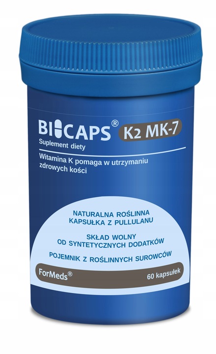 ForMeds BICAPS Witamina K2 MK7 200mcg bez dodatków