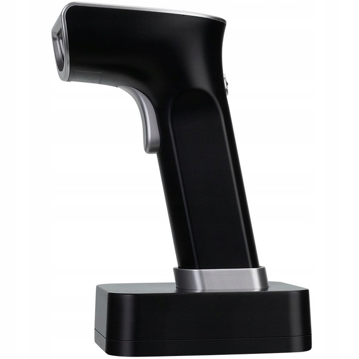 Bezprzewodowy skaner czytnik kodów kreskowych QR 1D 2D z bazą ładującą