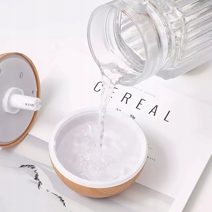 NAWILŻACZ POWIETRZA DYFUZOR ZAPACHOWY AROMATERAPIA + OLEJKI ETERYCZNE