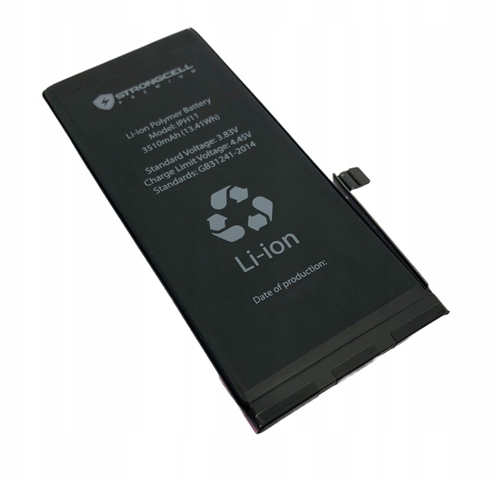 Bateria iPhone 11, A2221, A2223, A2111 Większa Pojemność STRONGCELL ŚWIEŻA