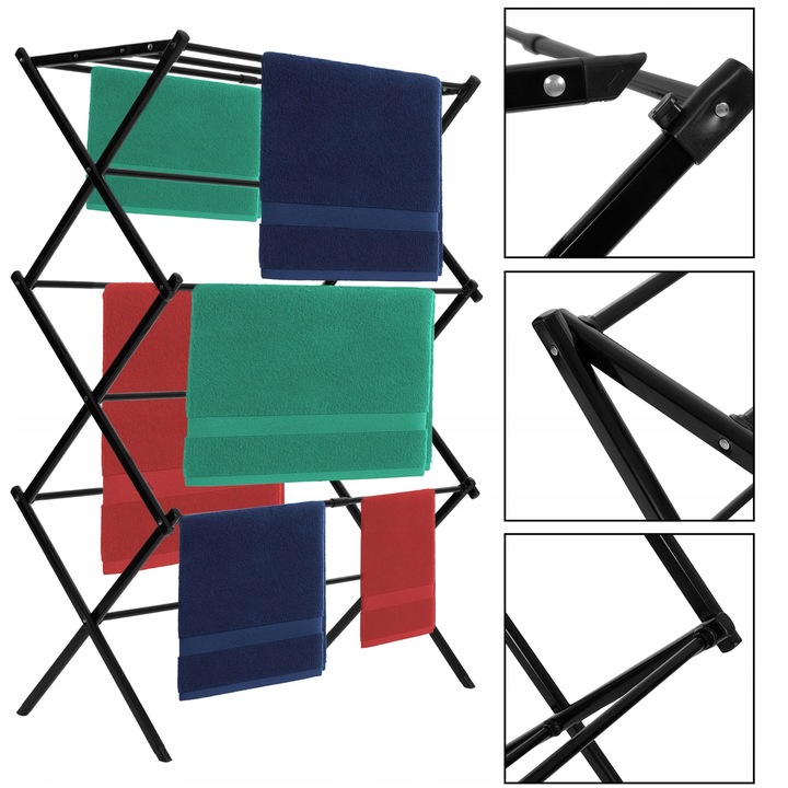 ROZSUWANA SUSZARKA NA PRANIE STOJĄCA TELESKOPOWA UBRANIA BIELIZNĘ DO DOMU