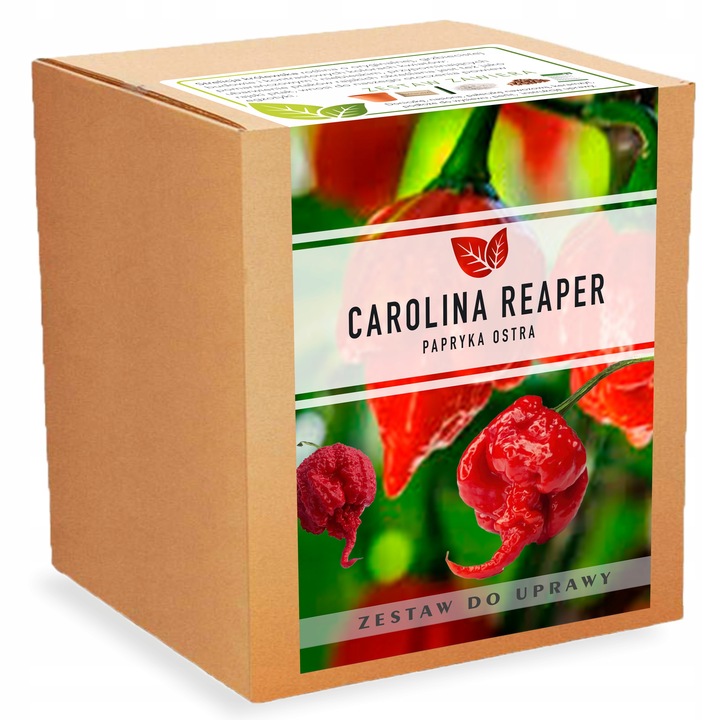 Papryka Carolina Reaper HP22B Red nasiona Zestaw do uprawy XXL Bardzo Ostra
