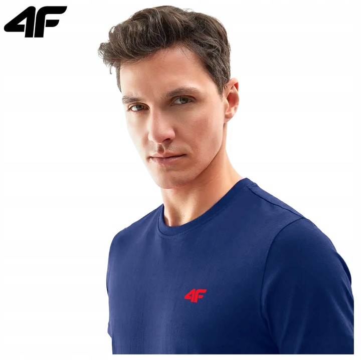 KOSZULKA MĘSKA 4F T-SHIRT BAWEŁNIANY PODKOSZULEK SPORTOWY CO DZIEŃ