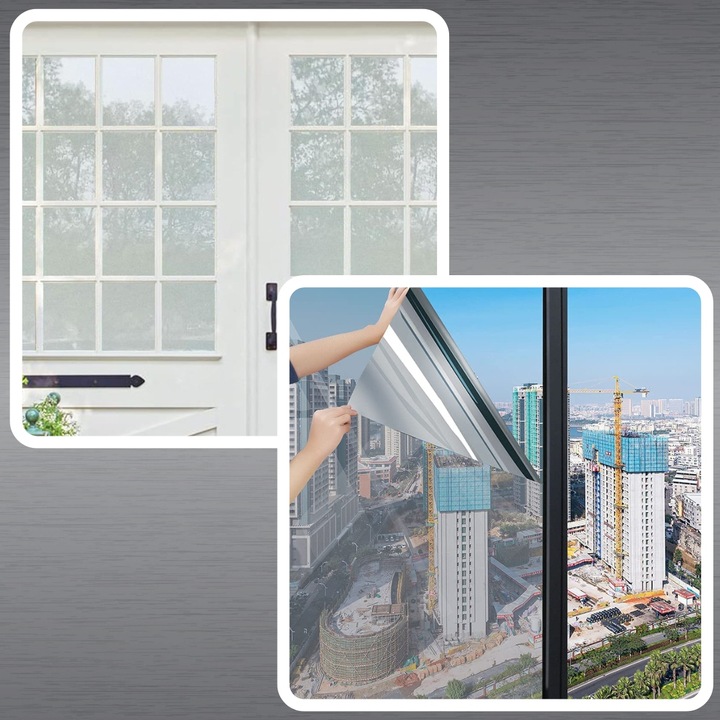 FOLIA LUSTRO WENECKIE OKIENNA SAMOPRZYLEPNA LUSTRZANA DO SZYB OKNA 50x152cm