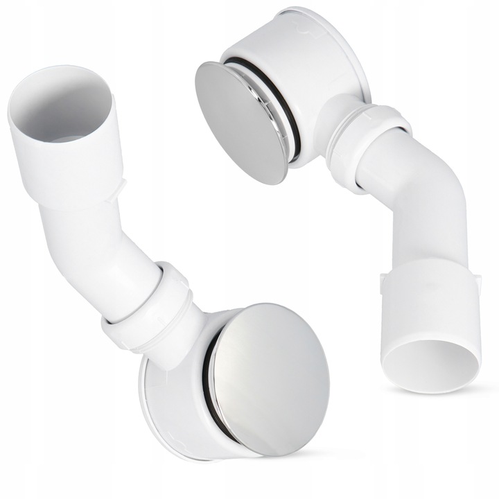 Syfon Brodzika 50 mm CZYSZCZONY GÓRY Odpływ Prysznica Wanny Niski