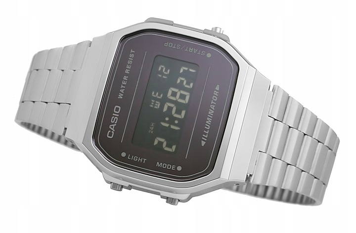 ZEGAREK MĘSKI CASIO RETRO VINTAGE A168 WEM + BOX
