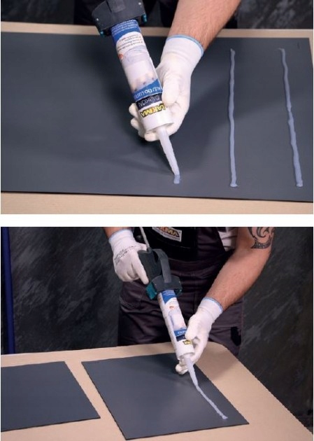 LAKMA MODESIL L - silikon klej do luster szkła LACOBEL 300ml BEZBARWNY