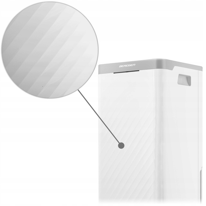 Osuszacz powietrza pochłaniacz wilgoci 20l/24h BERDSEN higrostat timer