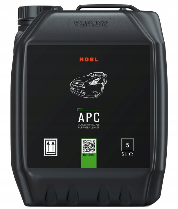ADBL APC Mocny Uniwersalny Środek Czyszczący Zestaw Akcesoria Mikrofibra 5L