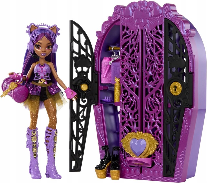 LALKA MONSTER HIGH STRASZYSEKRETY seria 4 POTWORNE ZAGADKI Clawdeen Wolf
