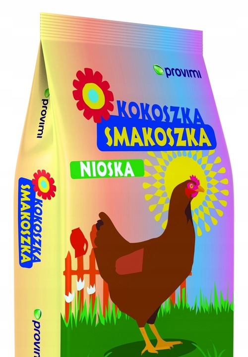 Karma dla kur Provimi Kokoszka Smakoszka, pasza kruszonka dużo jajek