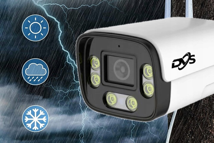 BEZPRZEWODOWA KAMERA WIFI ZEWNĘTRZNA 4Mpx TUBA APLIKACJA TUYA DVS TUBOWA