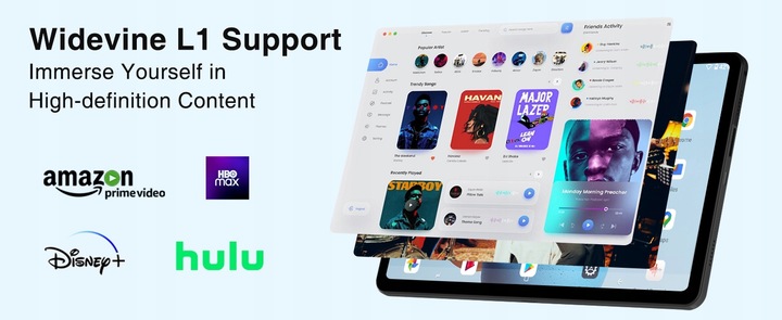 DOOGEE T30SE Tablet 11" 2.4K 9GB/128GB Android 14 WIFI SIM Hi-Res 8580mAh