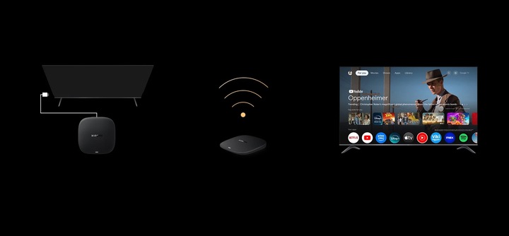 Xiaomi smart TV Box S 3 Generacji 4K UHD 32GB Wi-Fi 6 Google TV