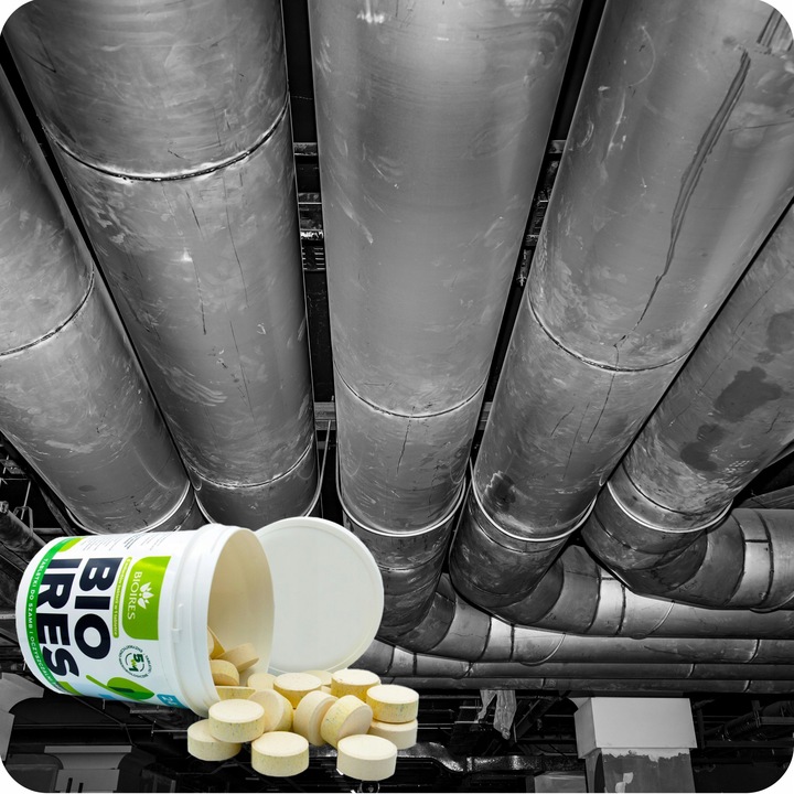 2x Tabletki bio bakterie do szamba oczyszczalni Bioires Tabs zapas na