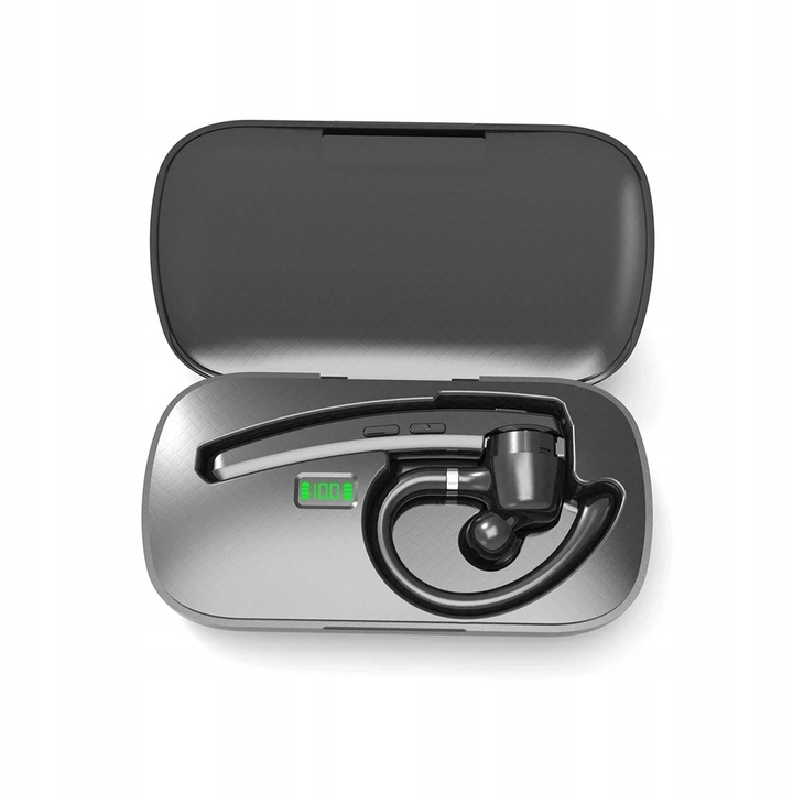 SŁUCHAWKA BLUETOOTH 5.2 QCC3020 BEZPRZEWODOWY ZESTAW SŁUCHAWKOWY 15H ROZMÓW