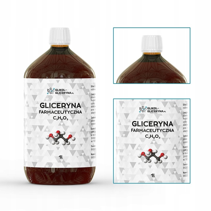 Zestaw Gliceryna VG 99,5% + Glikol PG 99,9% 1L + 1L