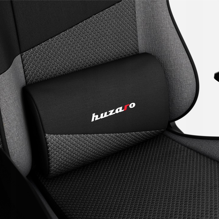 Fotel Gamingowy Obrotowy Gracza HUZARO Force 6.2 Grey Mesh