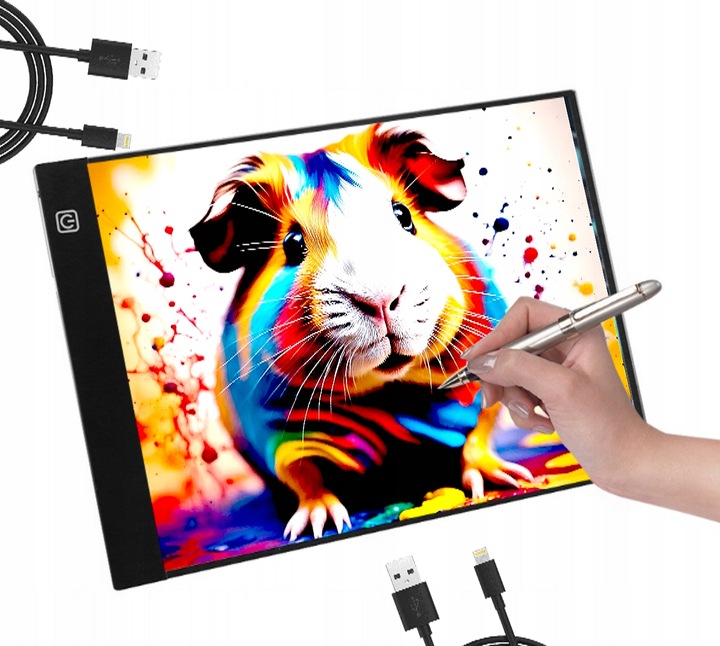 TABLET GRAFICZNY LED - IDEALNY PREZENT (A4) - DLA UCZNIA, STUDENTA, DZIECKA