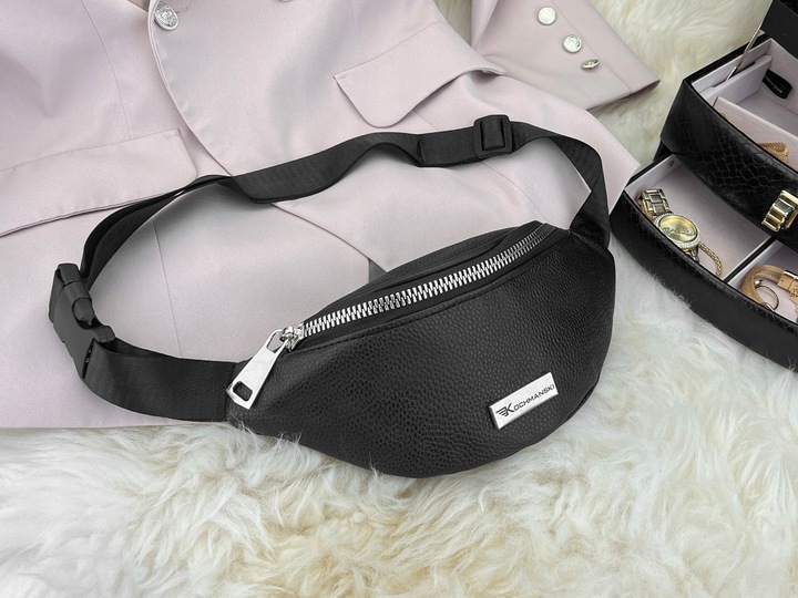 KOCHMANSKI saszetka nerka damska biodrowa na pas wodoodporna czarna