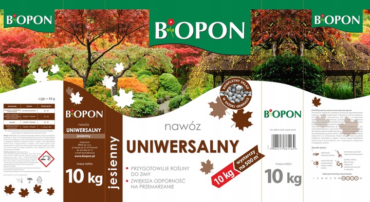 BOPON Nawóz jesienny uniwersalny Biopon 10 kg