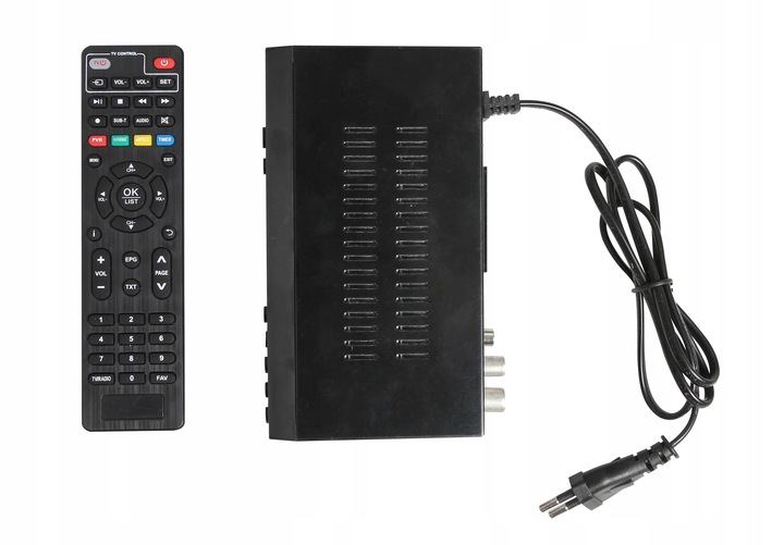 TUNER DEKODER DVB-T2 HEVC TV NAZIEMNEJ H.265 USB HDMI PILOT RIWALL