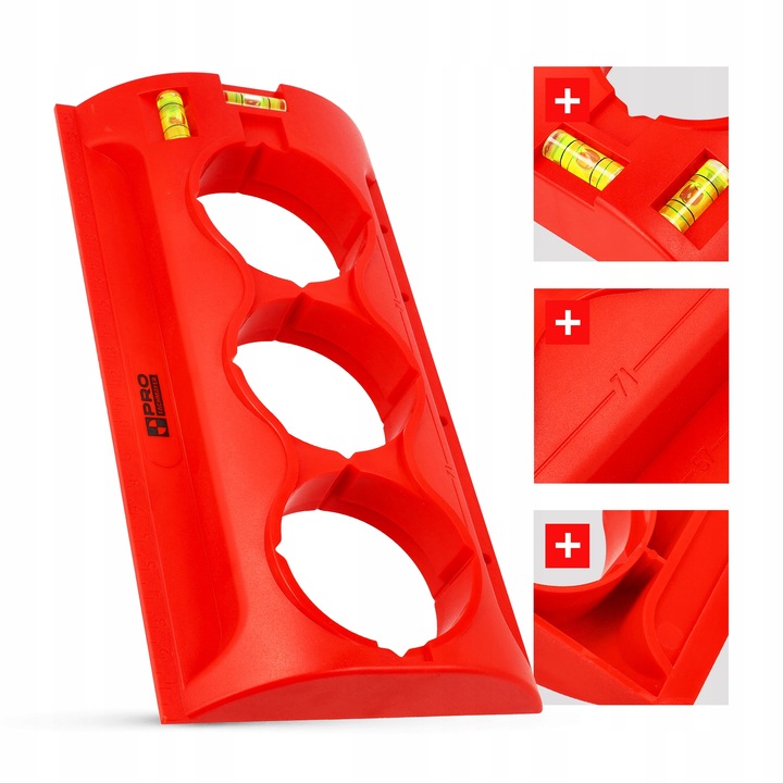 WZORNIK SZABLON DO WYCINANIA WYMIAROWANIA OTWORÓW POD PUSZKI GNIAZDEK