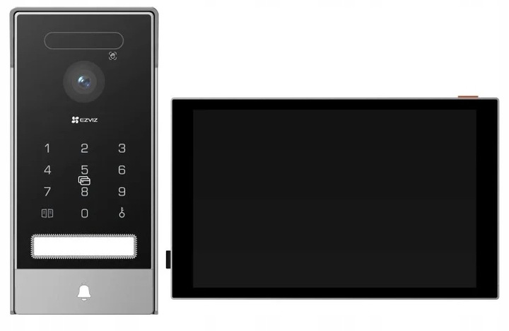 Wideodomofon WiFi EZVIZ HP7 PRO EZVIZ 2-Żyłowy 4K Furtka Brama Kod