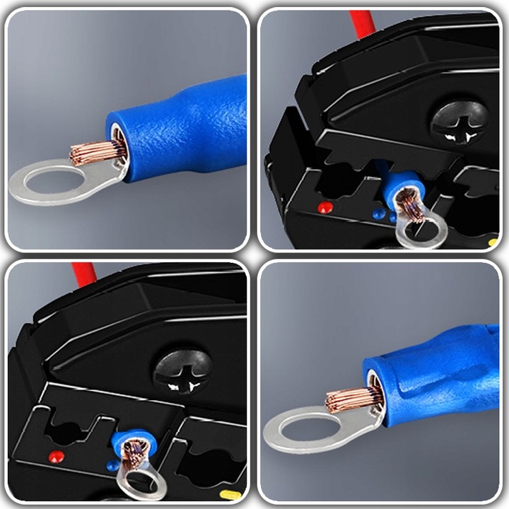 AUTOMATYCZNA ZACISKARKA PRASKA KONEKTORÓW NIEIZOLOWANYCH IZLOWANYCH