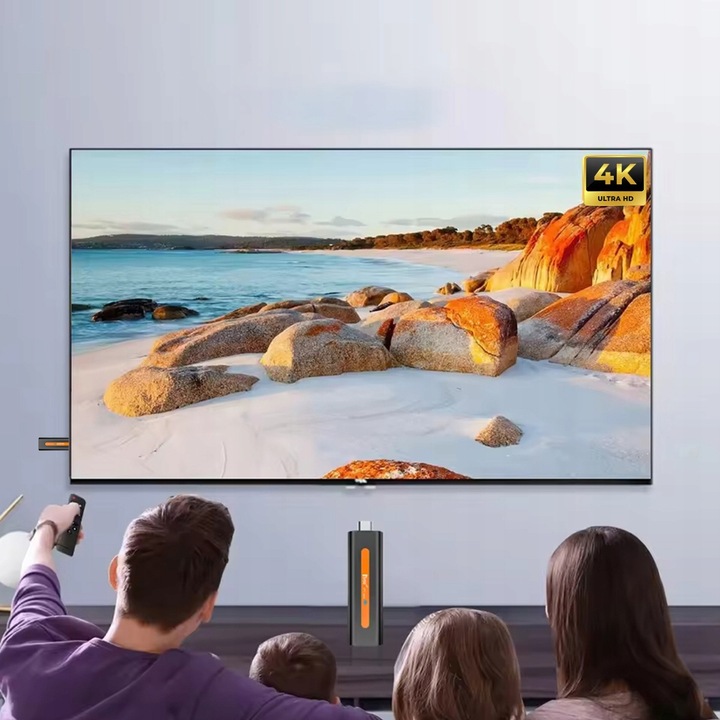 Odtwarzacz Multimedialny Przystawka Android 14 Smart TV Stick Box WiFi