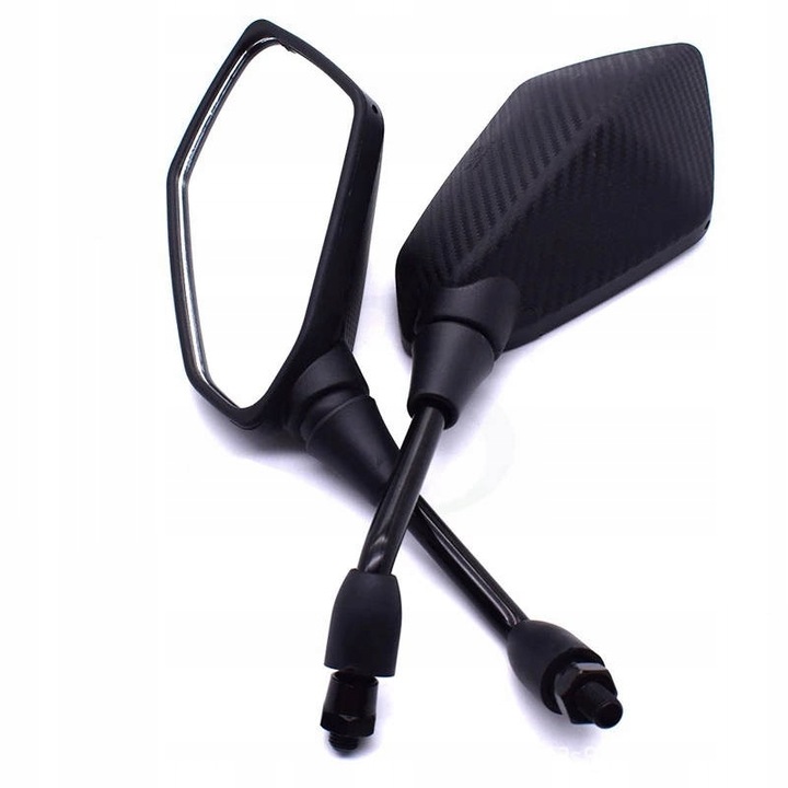 DUŻE LUSTERKA UNIWERSALNE MOTOR SKUTER QUAD M8 CARBON