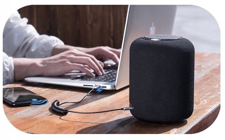 Baseus transmiter samochodowy Bluetooth audio jack