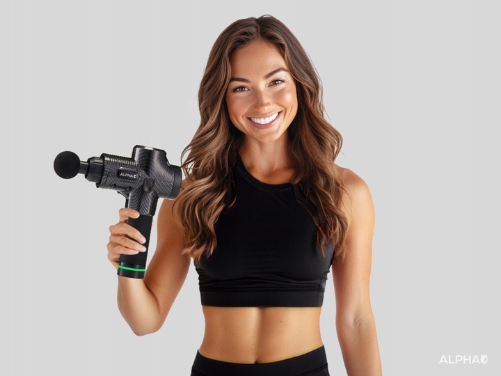 Pistolet do Masażu Alpha Massage Gun Pro - Masażer do Pleców, Stóp i Ciała