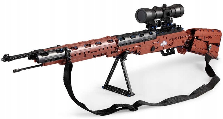 CADA KLOCKI KONSTRUKCYJNE KARABIN 653 EL + NABOJE