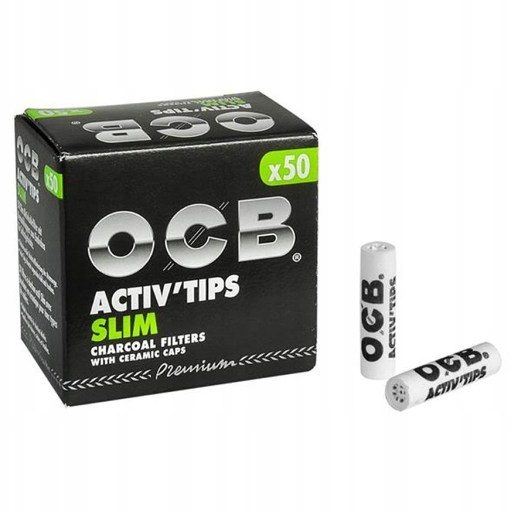 FILTRY OCB SLIM ACTIV TIPS A'50