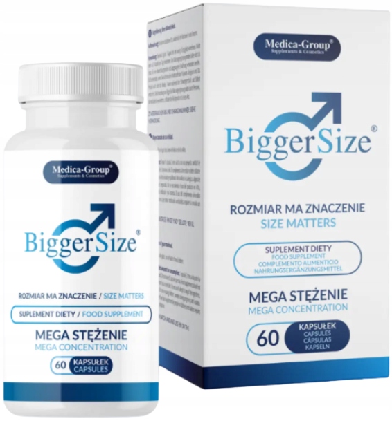 BIGGER SIZE kapsułki na powiększenie penisa 60 kapsułek