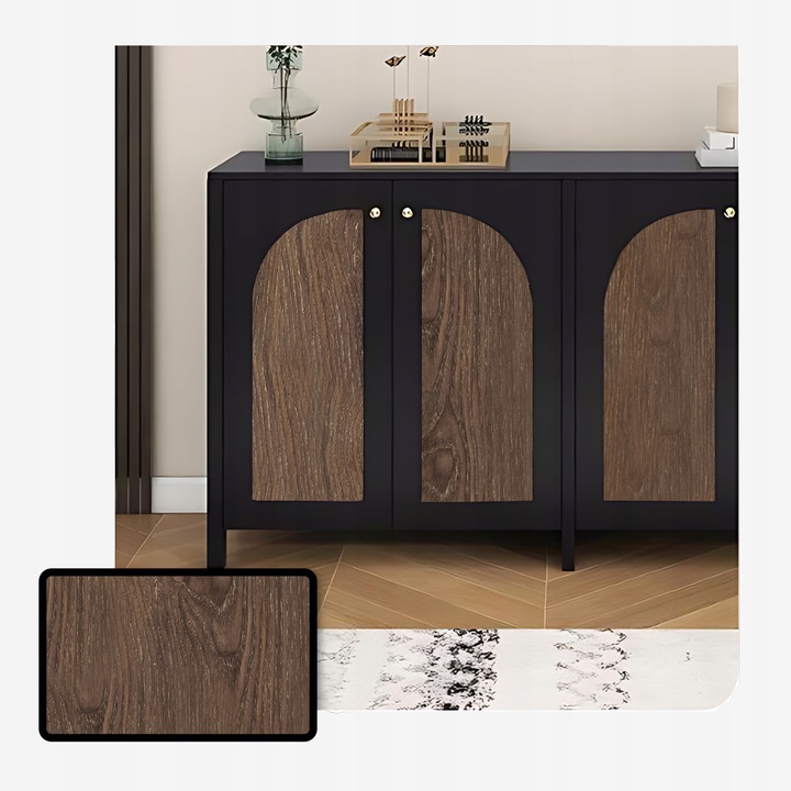 Okleina Meblowa Samoprzylepna 60x200cm Blat Drzwi Gruba Struktura