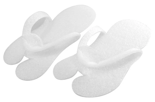 JAPONKI DO PEDICURE KLAPKI KAPCIE 100 PAR BIAŁE