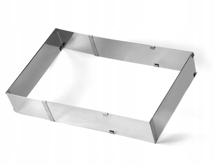 Forma Regulowana Prostokątna Rant Do Tortu 10cm