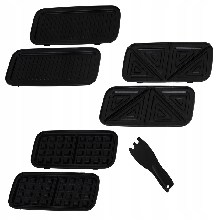 Opiekacz Gofrownica Grill 3w1 Toster Regulacja Temperatury Adler AD