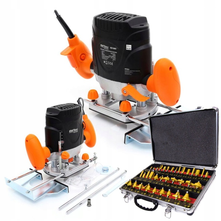 FREZARKA GÓRNOWRZECIONOWA DO DREWNA 6mm 8mm 1900W KD1683 REGULACJA