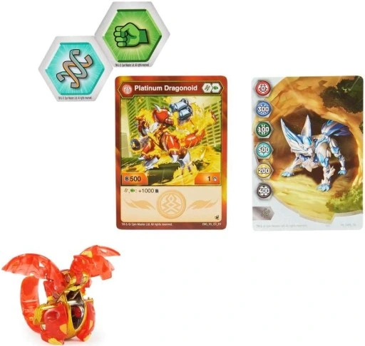 BAKUGAN EVOLUTIONS PLATINUM PYRUS DRAGONOID