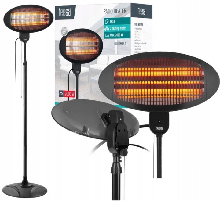Promiennik podczerwieni grzejnik na taras balkon Teesa
