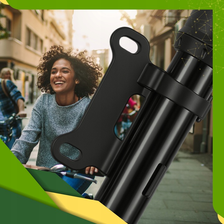 MINI POMPKA ROWEROWA RĘCZNA ALUMINIOWA KOMPAKTOWA DO ROWERU HULAJNOGI 7 BAR